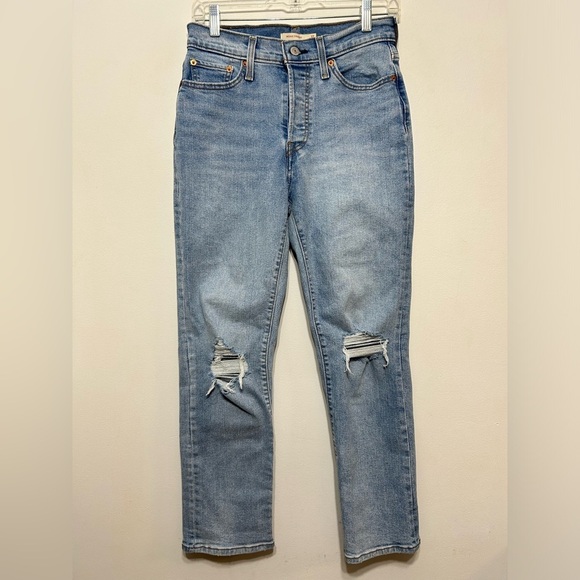 Levi’s Wedgie Straight High Rise Button Fly Jeans - Picture 3 of 13